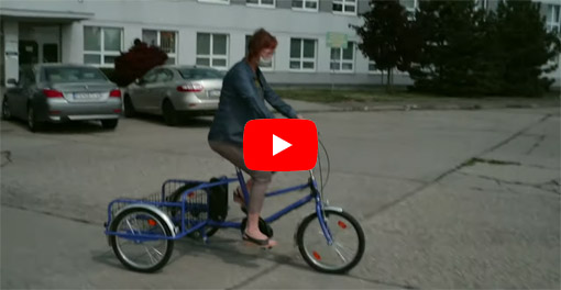 Electric tricycle video