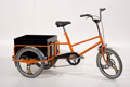 Trojkolesový bicykel pre výrobné haly